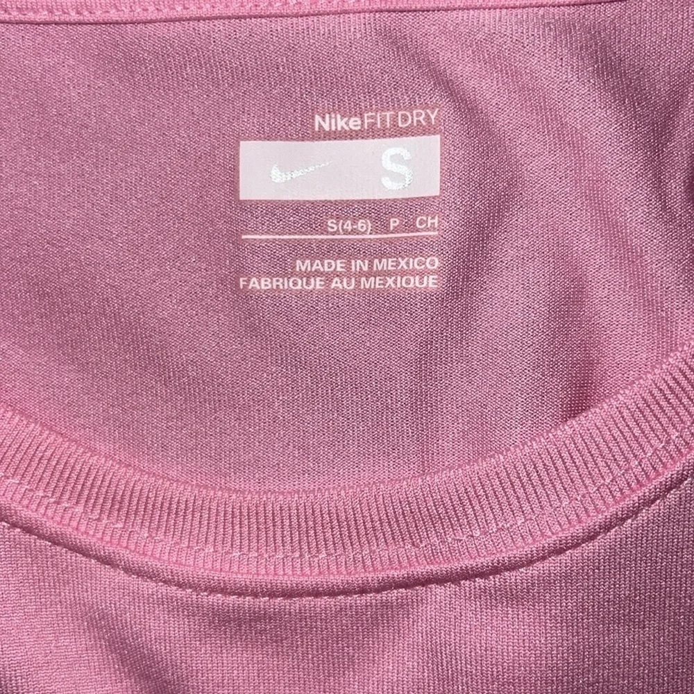 Nike Sleeveless Pink Top S